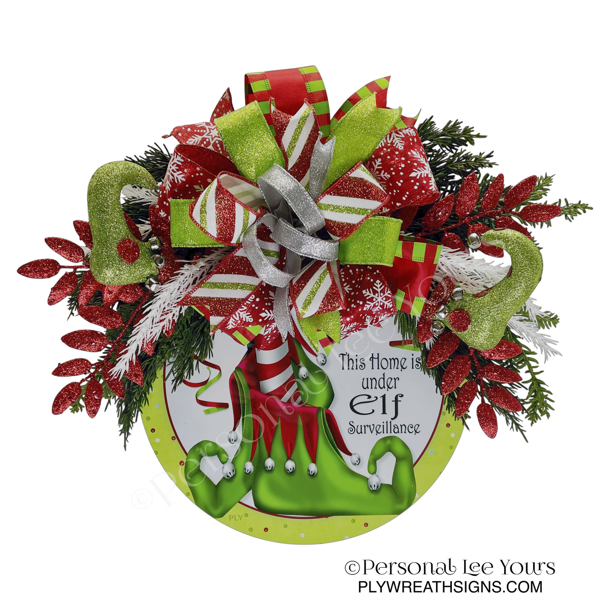 Elf Surveillance Door Hanger – Lightweight & Ready to Hang