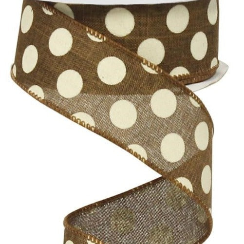 Cow Print Wired Ribbon Roll (1.5, 10 Yards)