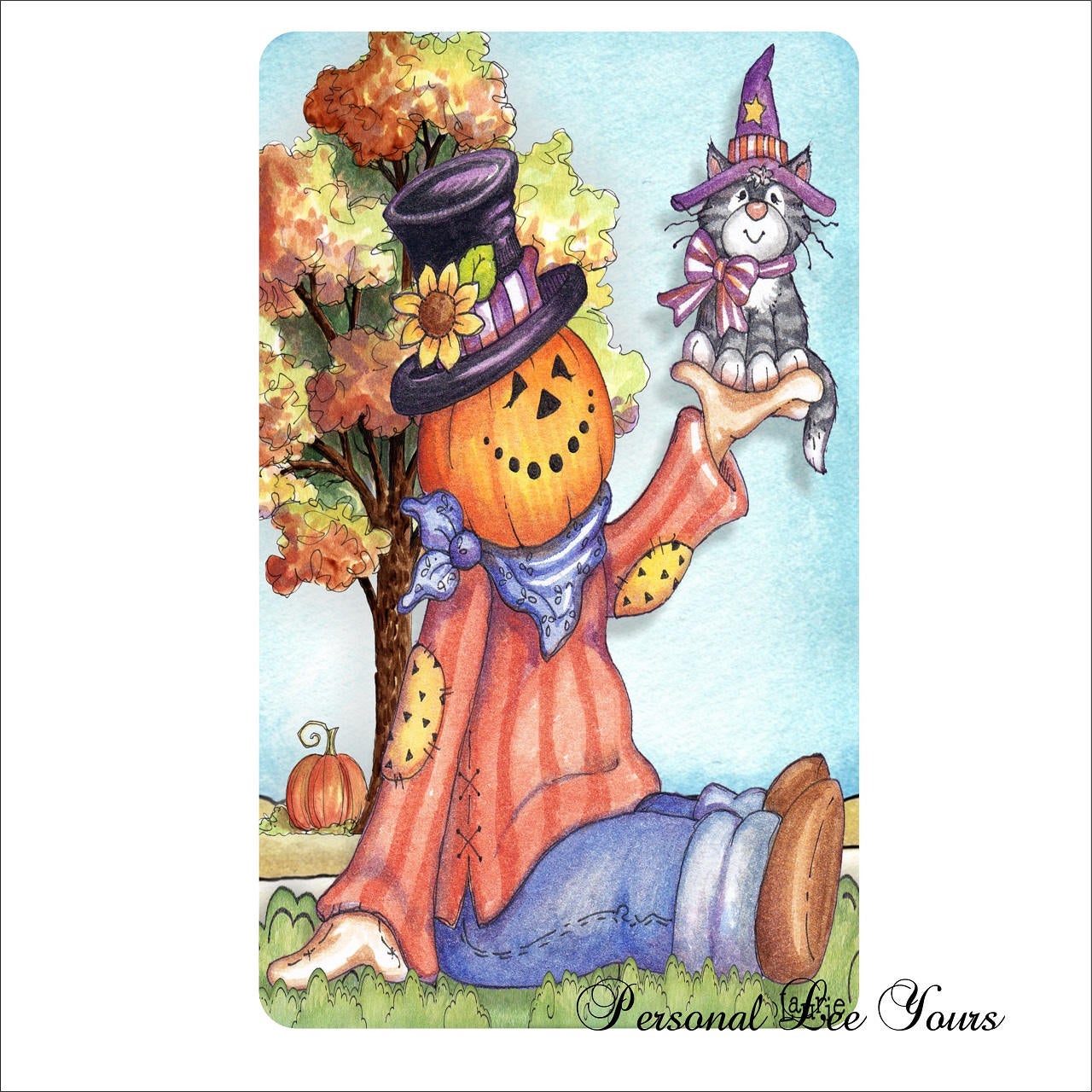 Wreath Sign * Halloween Friends * 3 Sizes * Lightweight Metal