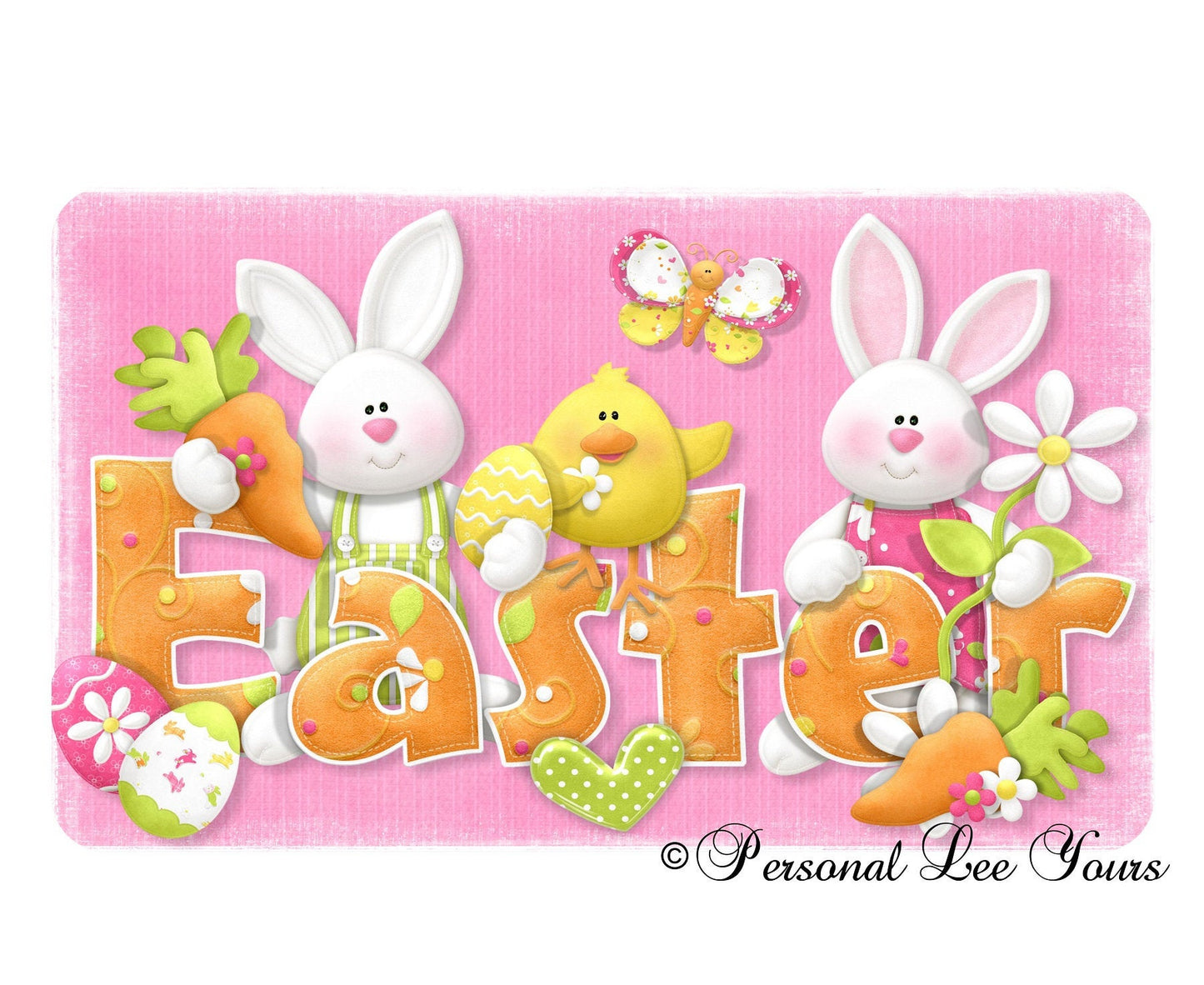 Metal Wreath Sign * Easter Fun * 3 Sizes * Lightweight