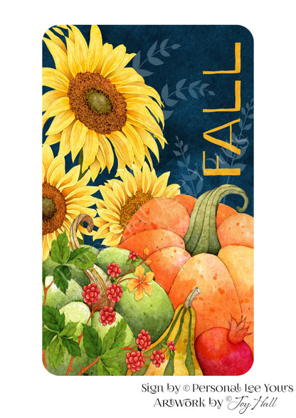 Joy Hall Exclusive Sign * Fall Festival * Vertical * 4 Sizes * Lightweight Metal