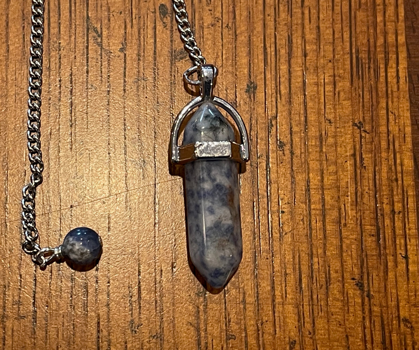 Sodalite Pendulum Made By Local Artisan
