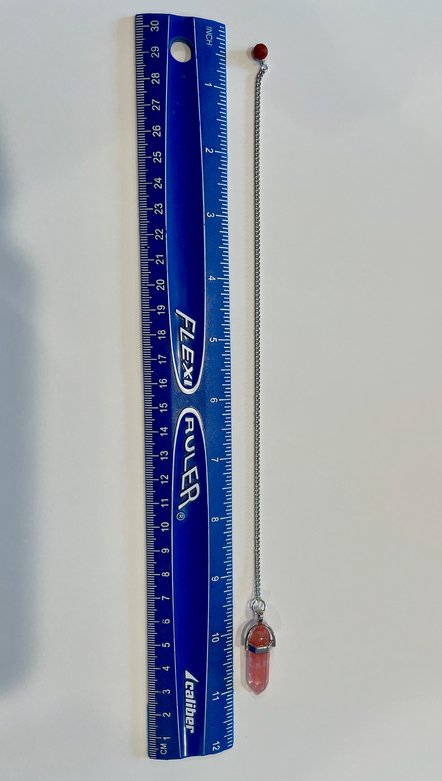 Strawberry Quartz Pendulum Made By Local Artisan