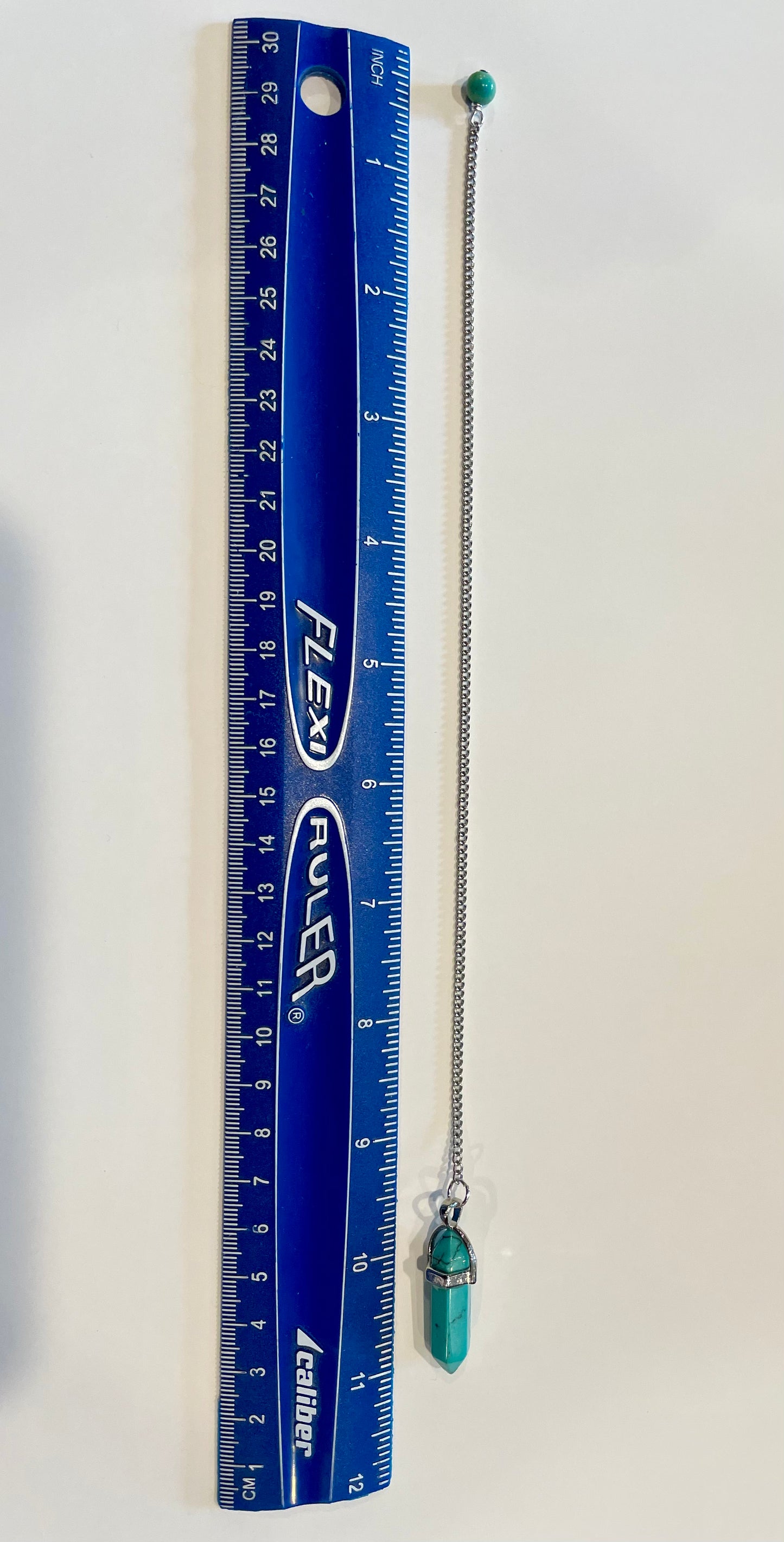 Turquoise Howlite Pendulum Made By Local Artisan