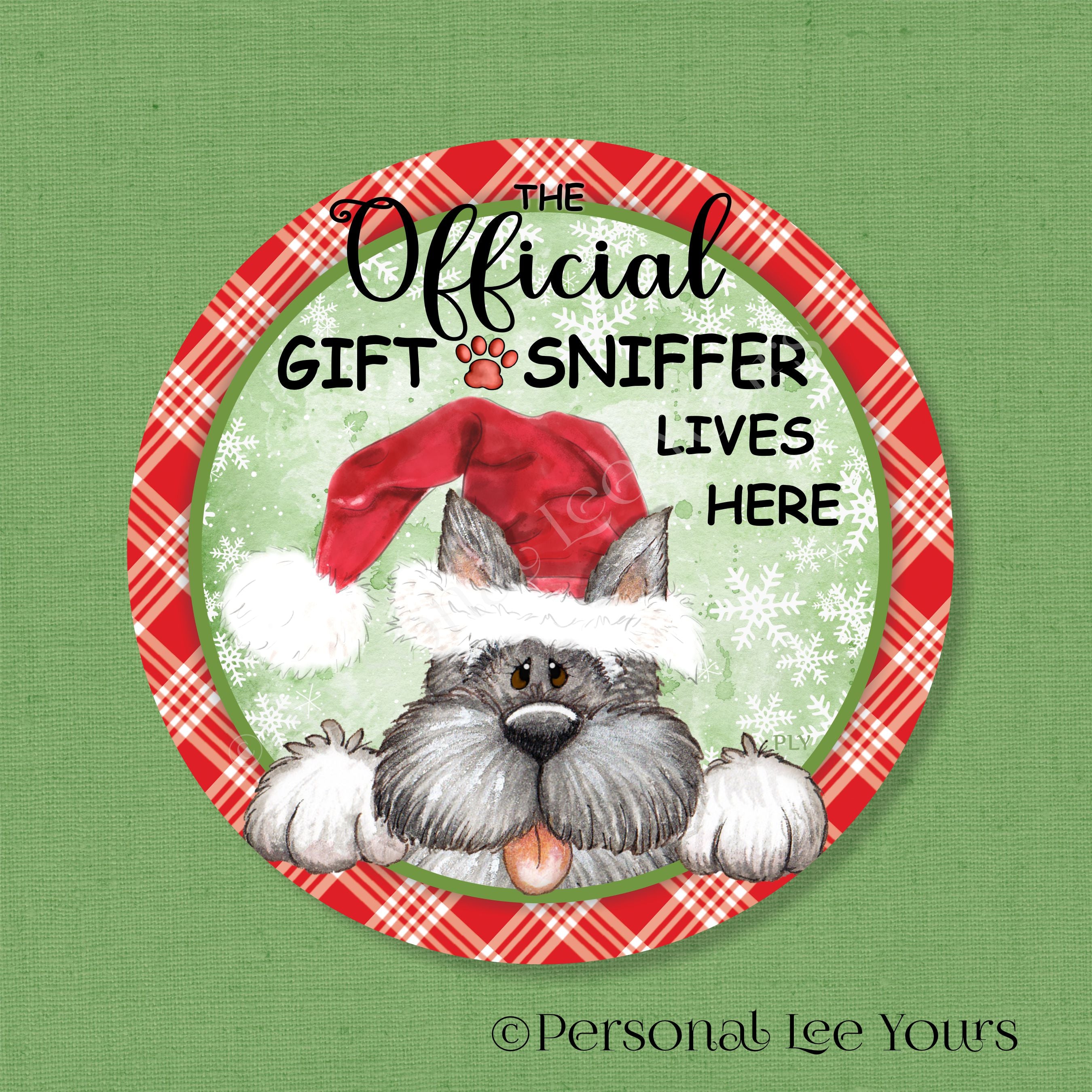 Official Gift Sniffer Best Metal Wreath Signs 8
