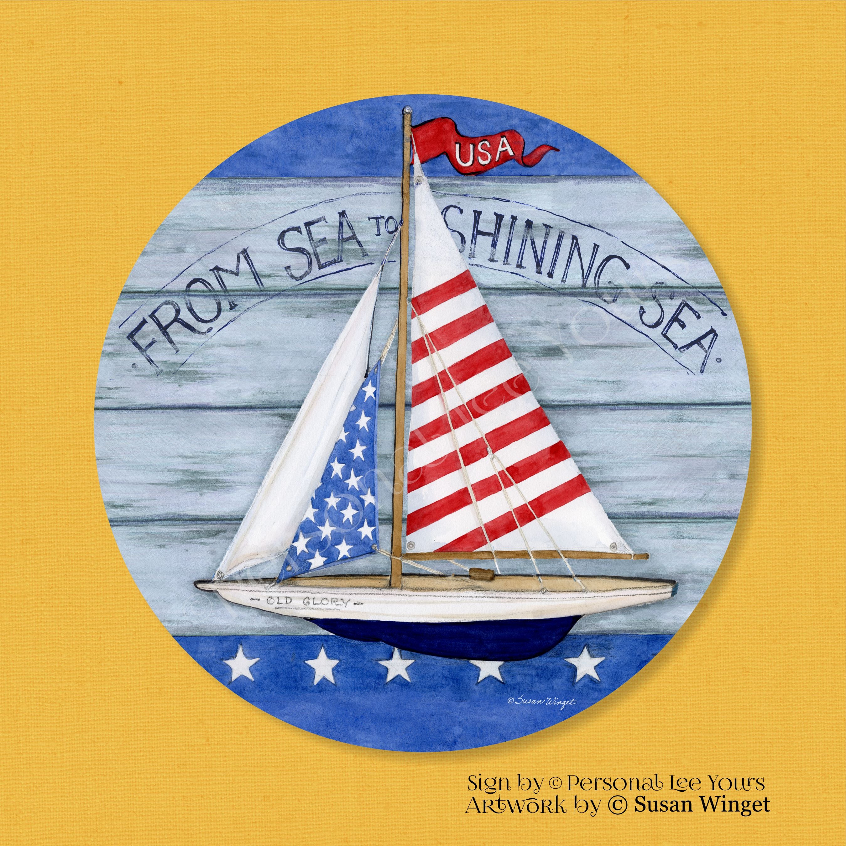 Personal Lee Yours, Best Wreath Signs, Susan Winget's Old Glory ...