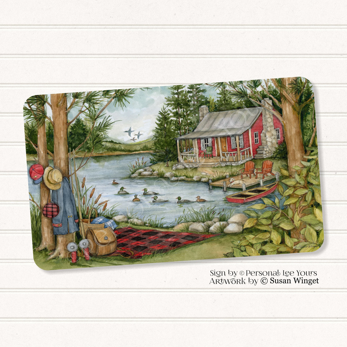 Personal Lee Yours Wreath Signs Susan Winget's Picnic By The Lake ...