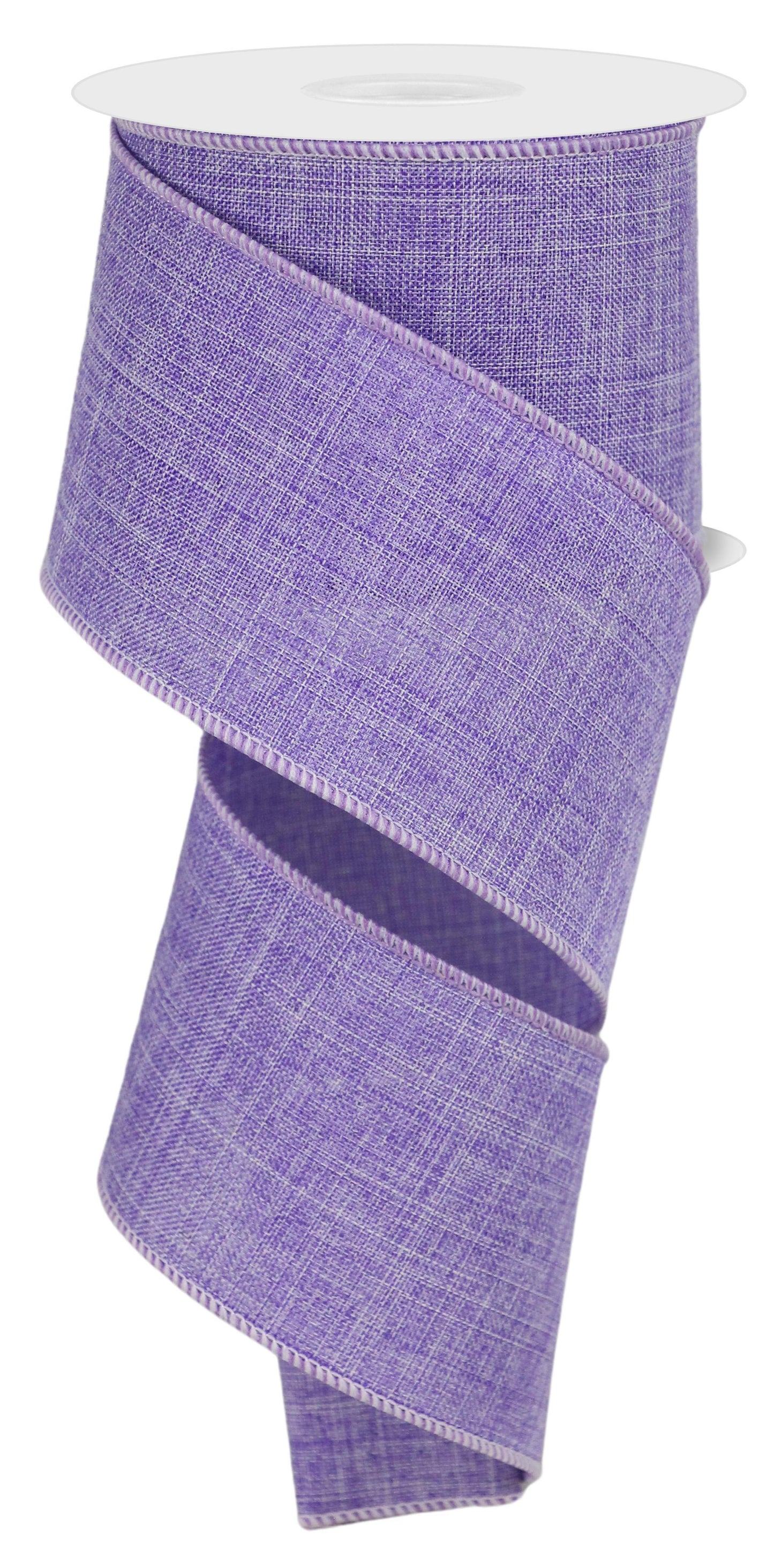 Wired Ribbon * Solid Lavender Canvas  * 2.5" x 10 Yards * RG127913