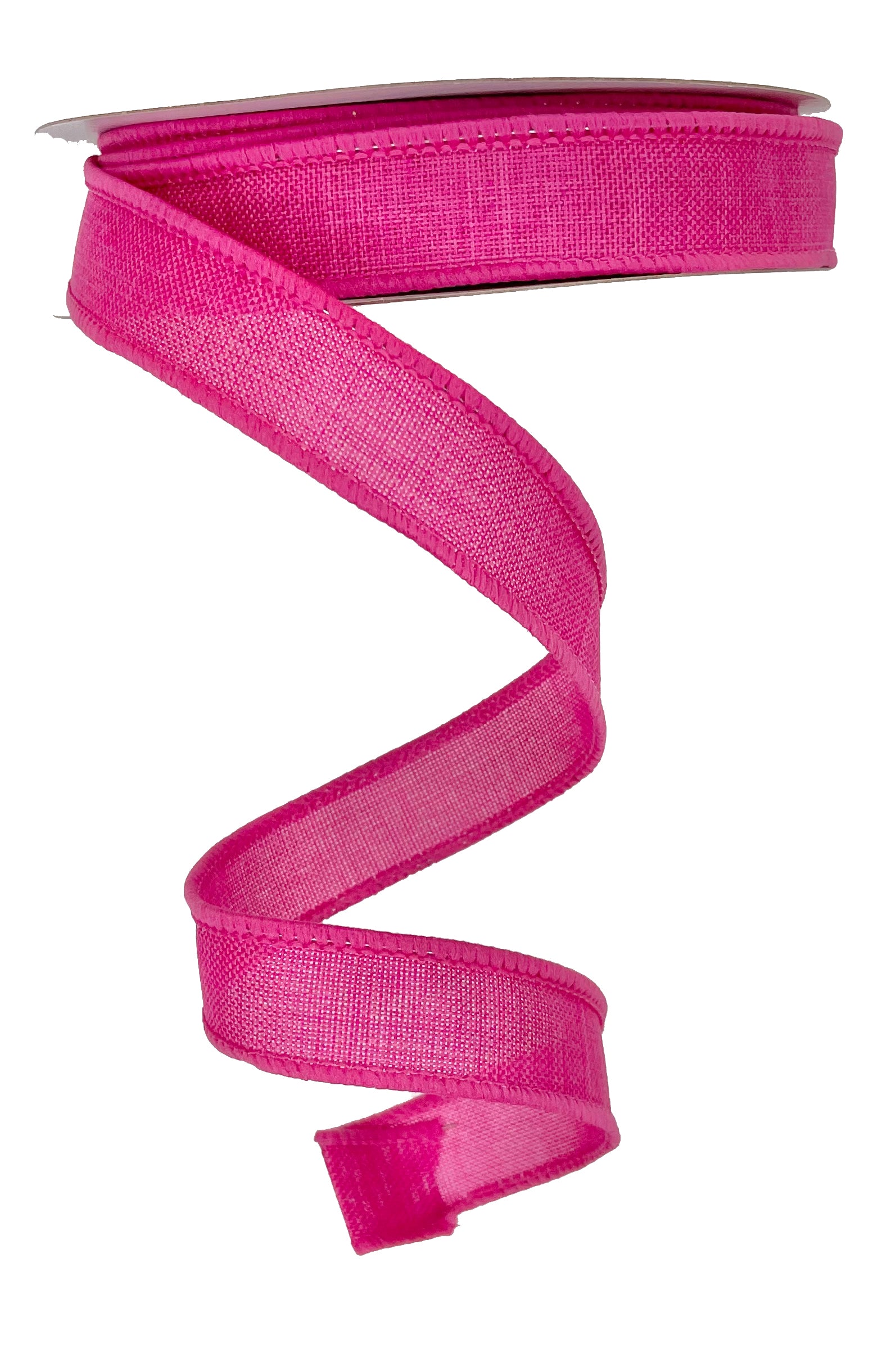 Wired Ribbon * Solid Fuchsia Canvas * 5/8