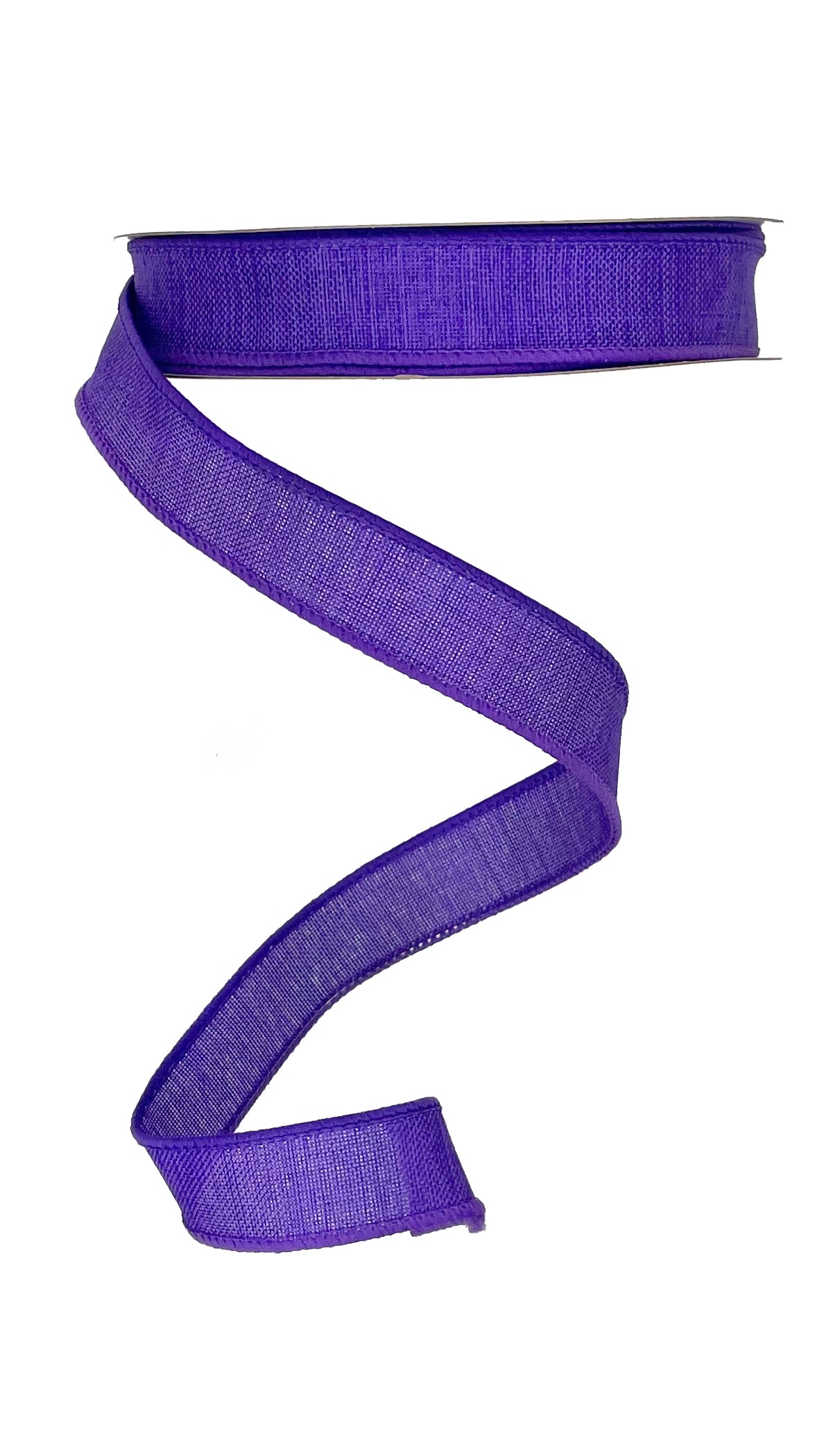 Wired Ribbon * Solid New Purple Canvas * 5/8" x 10 Yards * RGE17786A