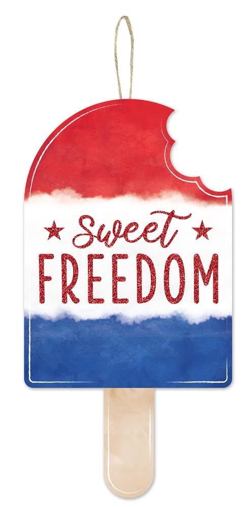 Wreath Accent * Sweet Freedom Popsicle * 13.5" H  x  7" W * Lightweight * AP8903