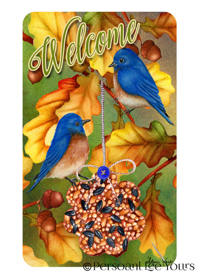 Fall Wreath Sign * A Time To Share * Welcome * 3 Sizes * Lightweight Metal