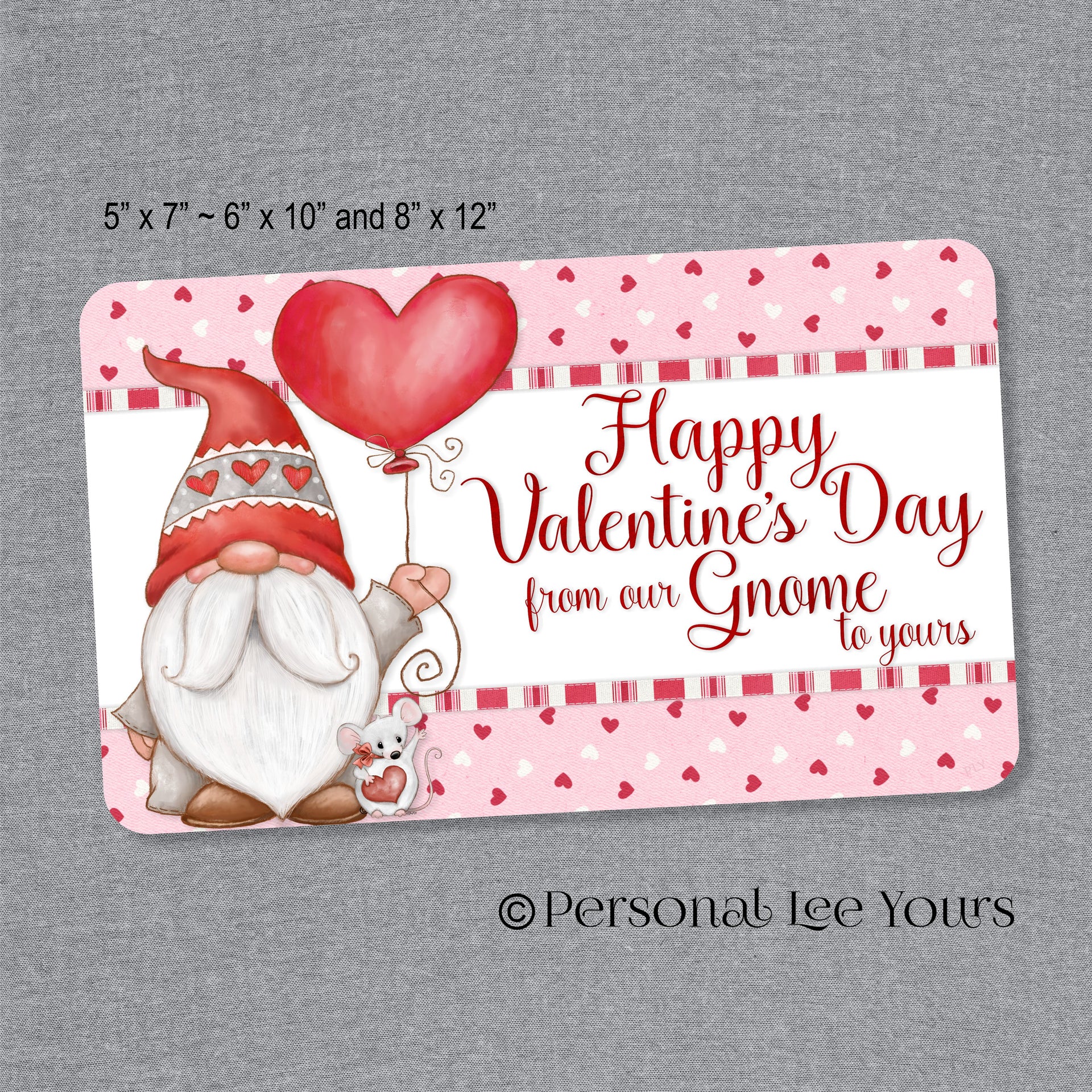 Gnome Valentine Sign Gnome Sign Tiered Tray Valentines Day -  Israel