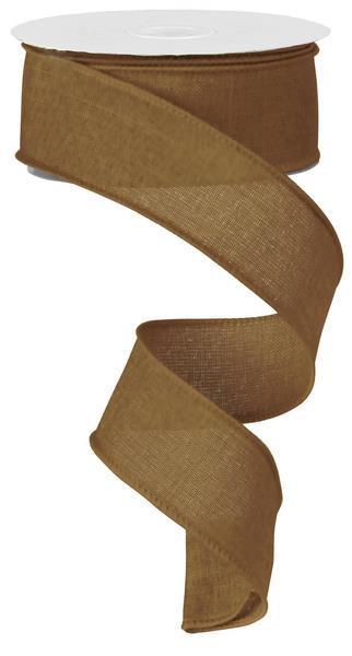 Wired Ribbon * 3 in 1 Color * Brown, Tan and Fern Canvas * 1.5 x 10 Y –  Personal Lee Yours