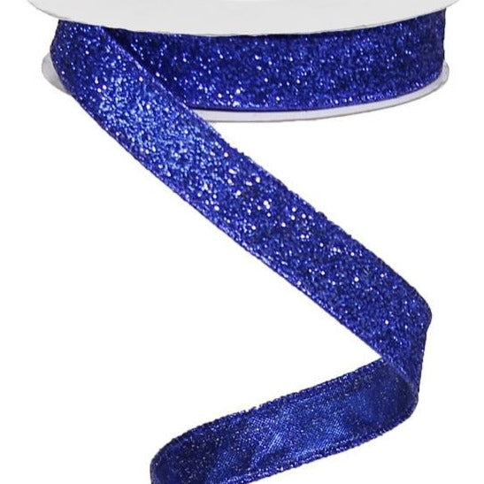 Blue Wired Ribbon