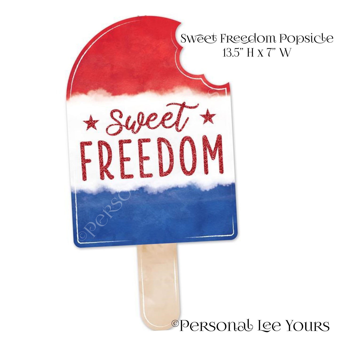 Wreath Accent * Sweet Freedom Popsicle * 13.5" H  x  7" W * Lightweight * AP8903