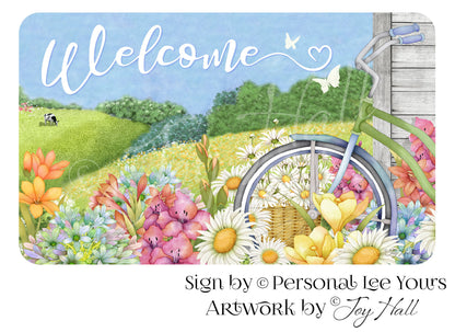 Joy Hall Exclusive Sign * Country Life Welcome * 3 Sizes * Lightweight Metal