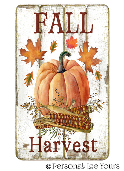 Farmhouse Wreath Signs * Fall Harvest * 3 Sizes * Lightweight Metal