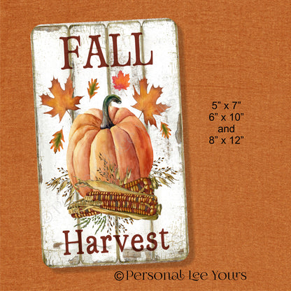 Farmhouse Wreath Signs * Fall Harvest * 3 Sizes * Lightweight Metal